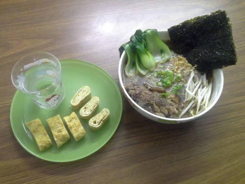 I made ramen tonight (for the first time ever)!I was planning to make soft boiled eggs to go with it