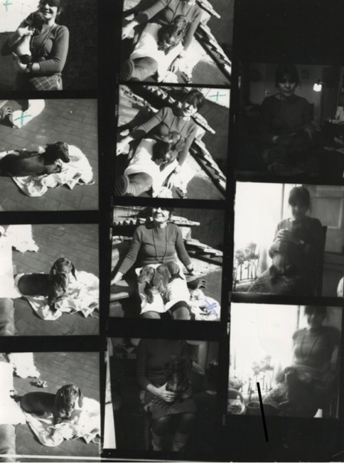 grigiabot:  Francesca Woodman contact sheet adult photos