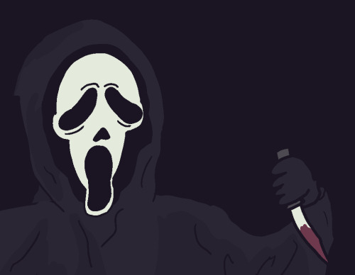 ghostface is one of my fav stabby bois and because of the new movie he’s been showing up everywhere so i decided to draw him uwu #scream#scream 5#ghostface#horror#art#digital art