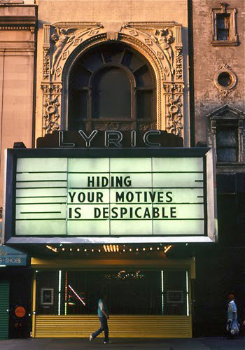gowns: selection of jenny holzer’s marquees (1993) (x)