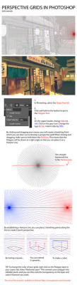 drawingden:  Perspective Grids in Photoshop TUTORIAL by chuwenjie Support the artist on Patreon! 