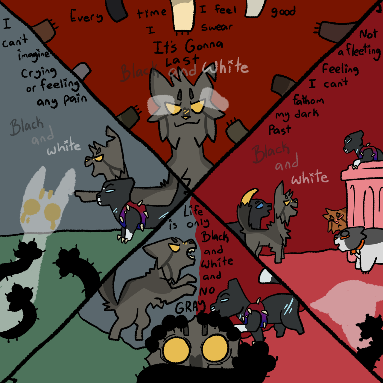 ashfur for an AU MAP I'm working on! : r/WarriorCats