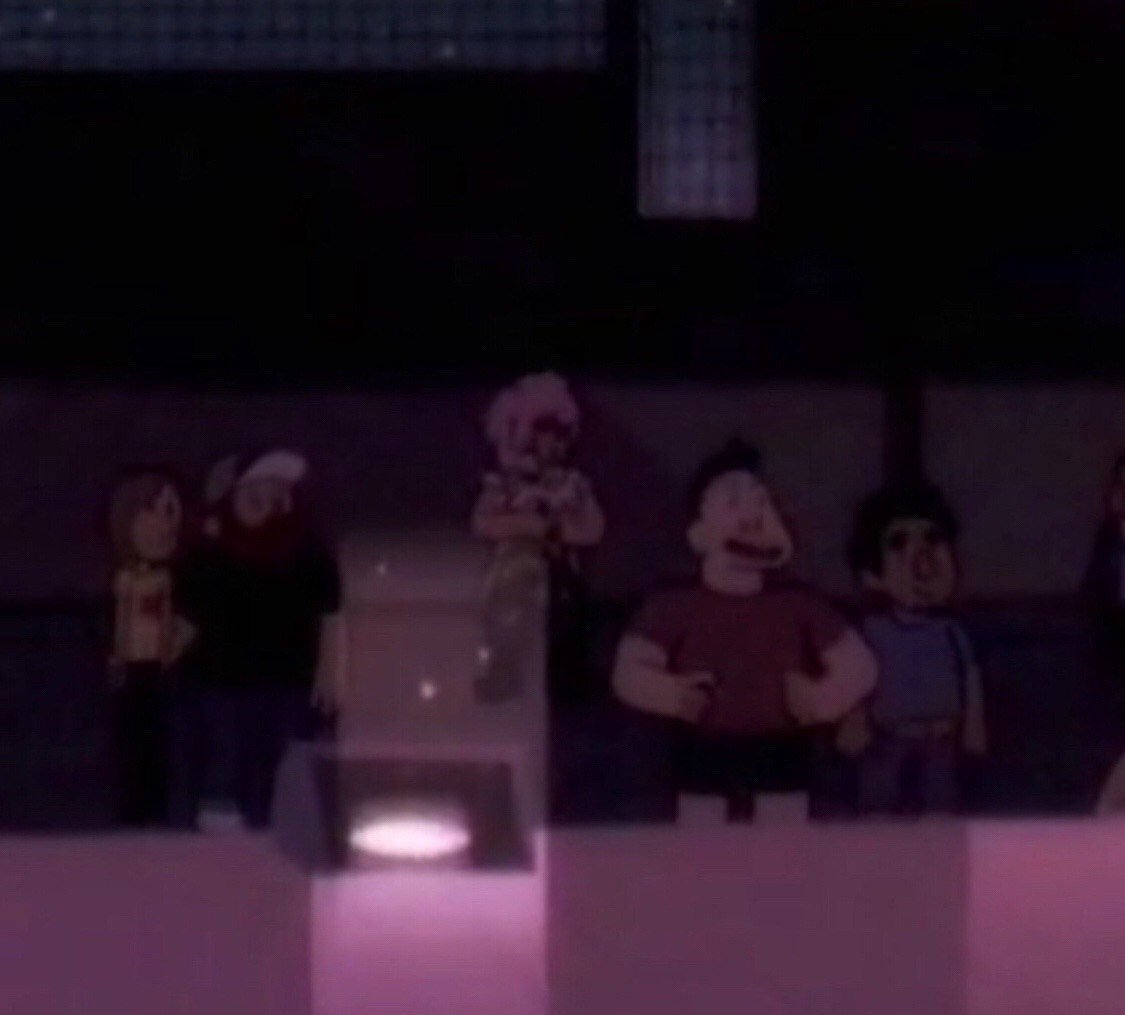 I don’t know if anyone else noticed the kinda secret appearance of Mystery Girl