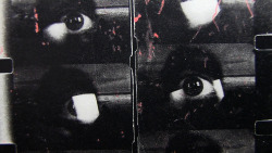 pattismithandrobertmapplethorpe:A collage of eyes, created by Robert Frank.