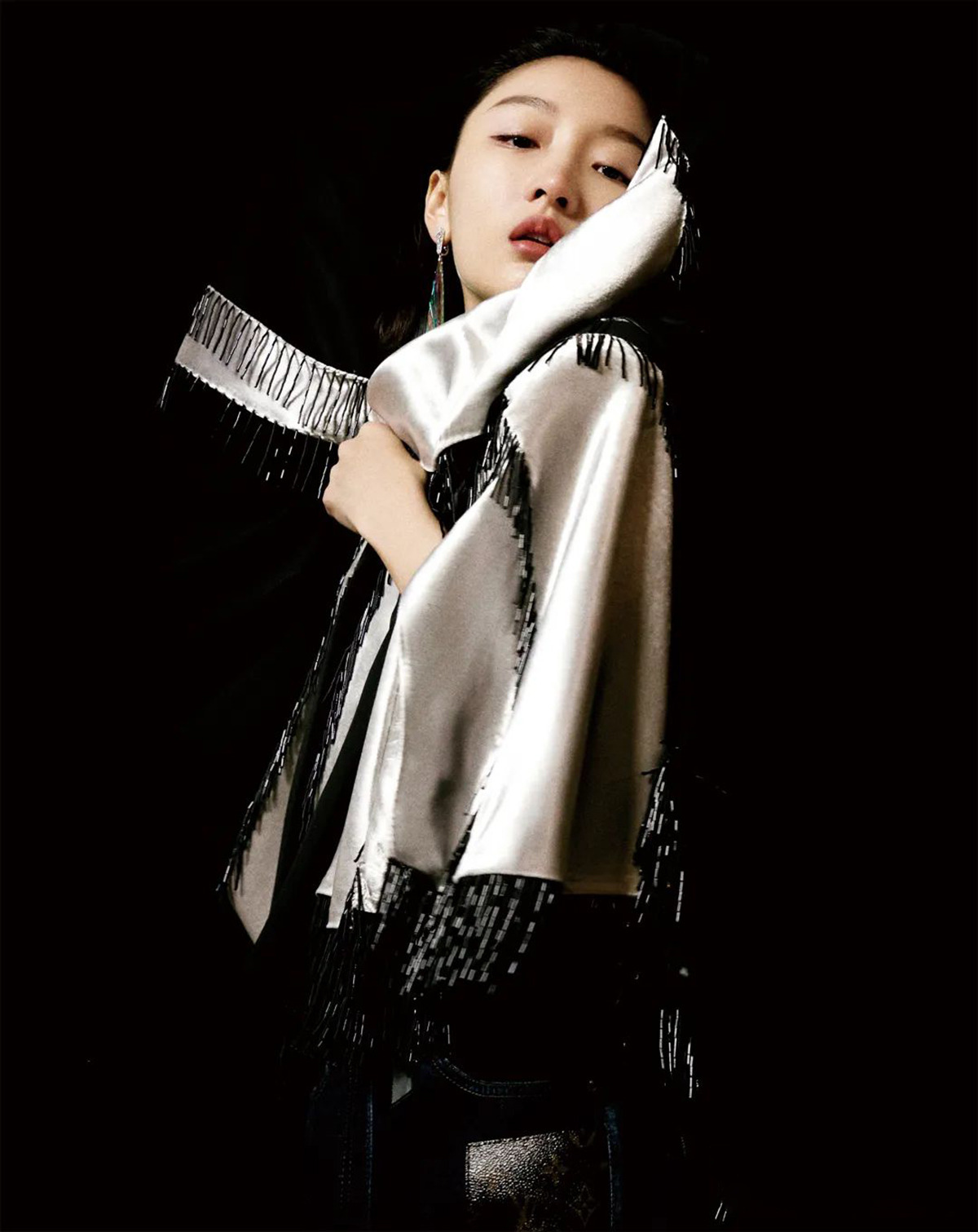 Fashion — Zhou Dongyu by Ziqian Wang for Vogue China January