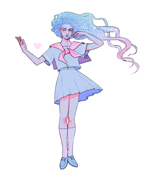 kidkoma:  a girl in love 