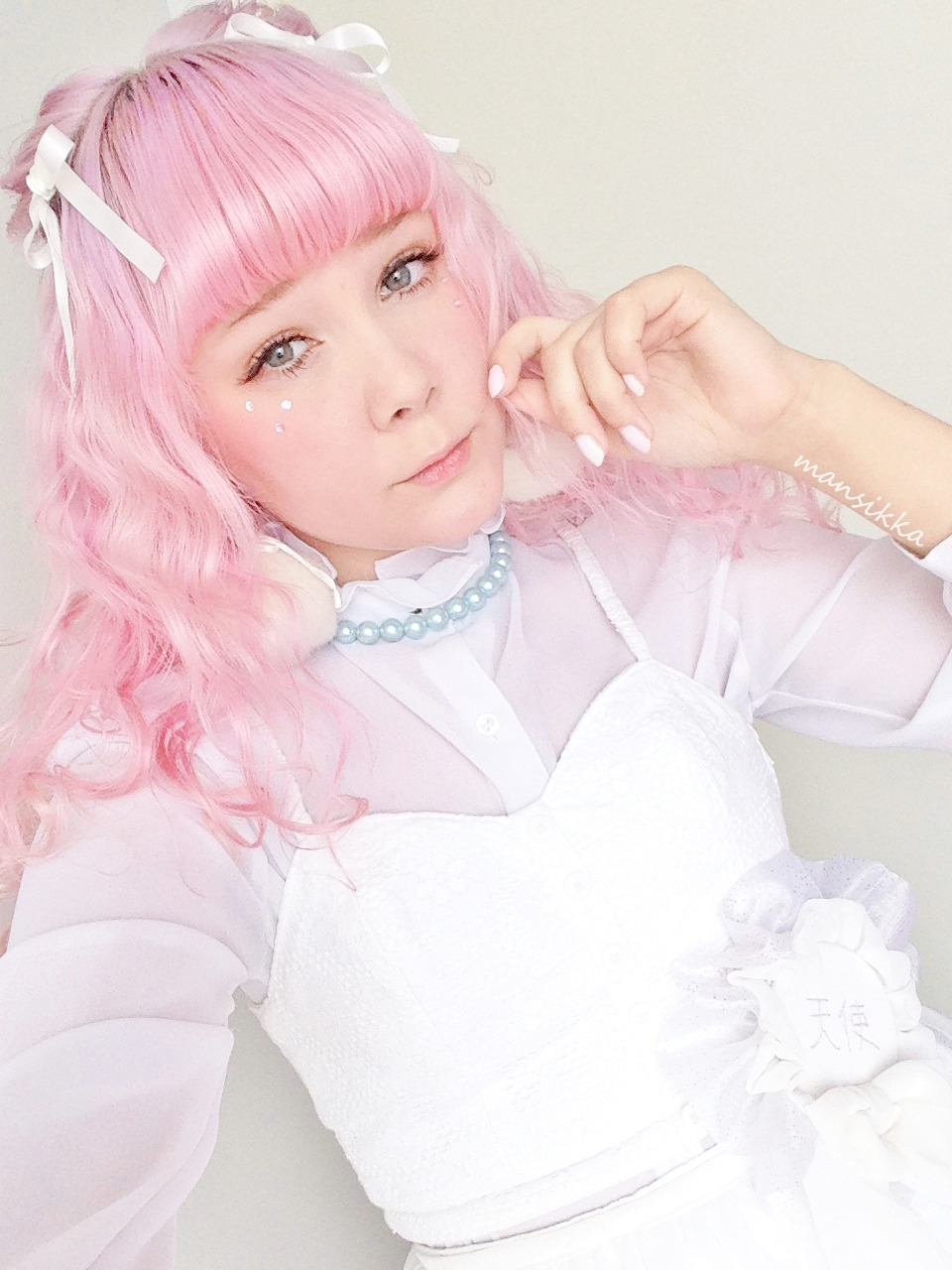 mansikka:  Today’s look I wore to the J-fashion Fair!! I went for a Saaya Hayashida