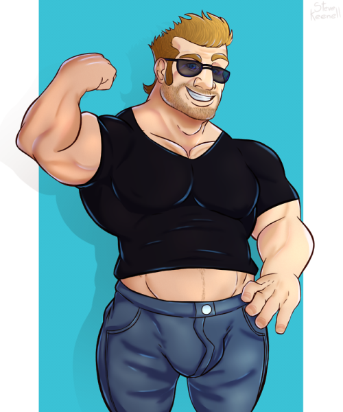 Daddy BravoMy attempt at making an older Johnny Bravo