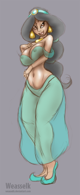 weasselk:  Princess Jasmine, Disney.   &lt; |D’‘‘‘