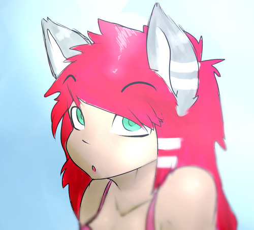 i saw the cute human rikki submitted to you and i couldnt help it, it was sooo cute, so i made this cutie for ya