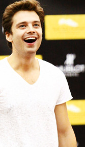 sebstanner:  in between terrible/wonderful derp faces, sebstan still managed to look