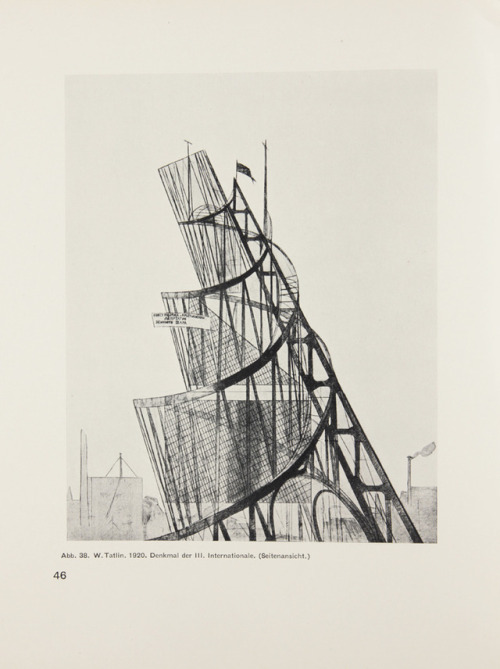 Vladimir Tatlin,Monument to the Third International. Russia: Reconstruction of Architecture in the S