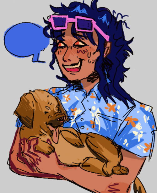 Well somebody had to draw Thundercracker in a hawaiian shirt (with buster) and Emo Skywarp 