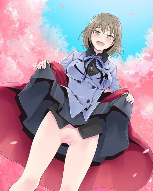 abaslev:  nitta io nopan seifuku skirt lift tagme | yande.re  #hentai