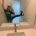 not-my-shirt: I know no one asked for it but here’s me against a wall  