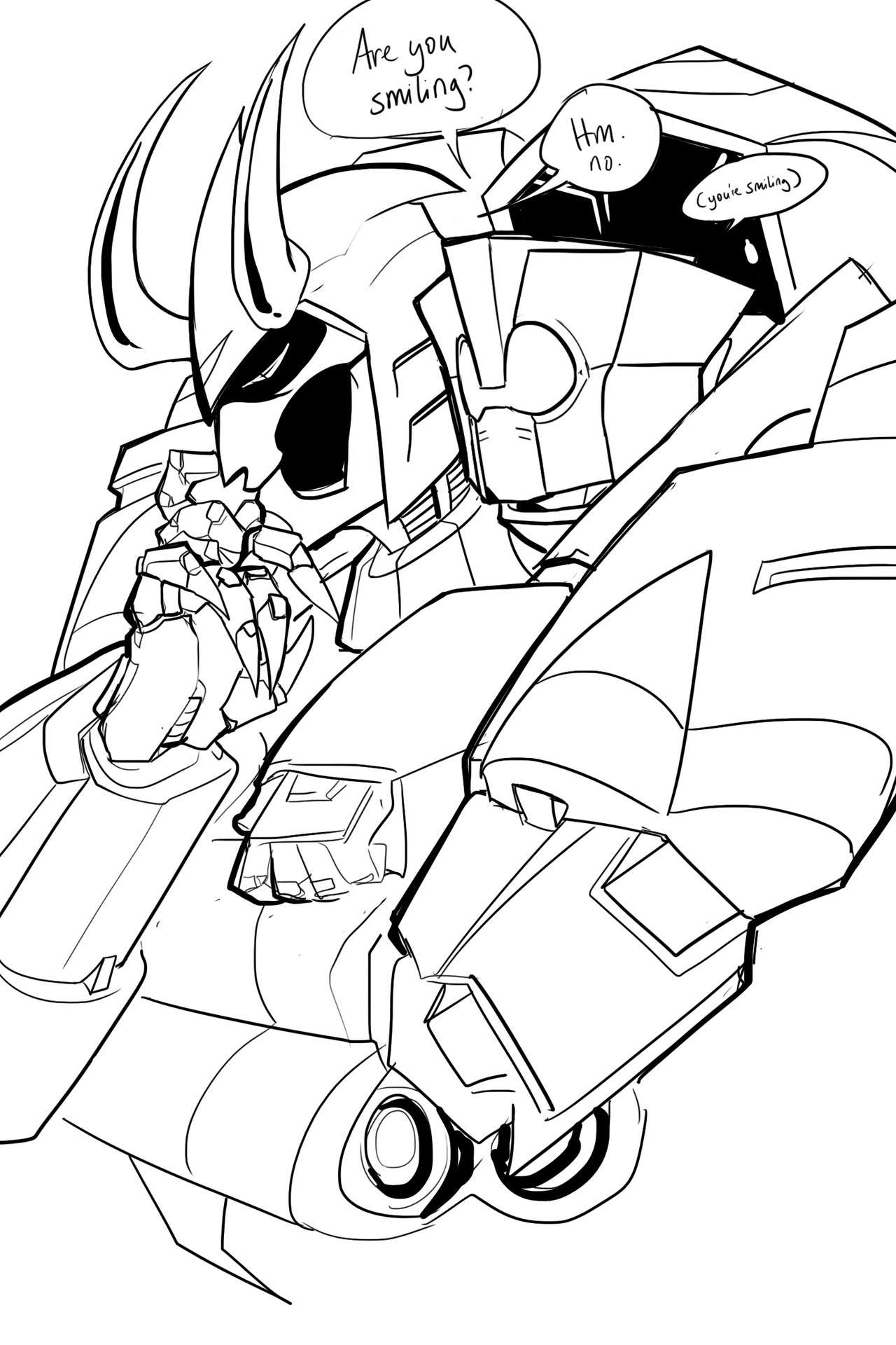 herzspalter:  I haven’t drawn!! The small strong and the big skeleton in forever!!