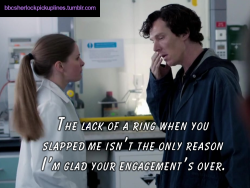 &ldquo;The lack of a ring when you slapped me isn&rsquo;t the only reason I&rsquo;m glad your engagement&rsquo;s over.&rdquo;