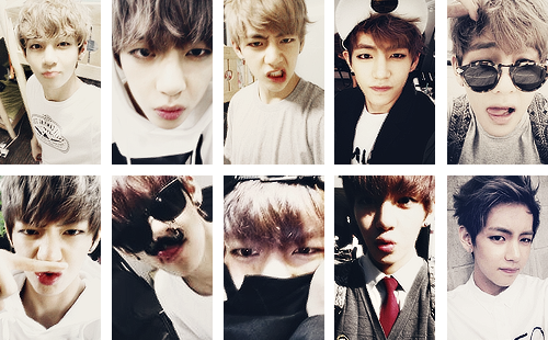 vtaess-deactivated20140211:  favorite selcas of Taehyung requested by anonymous 