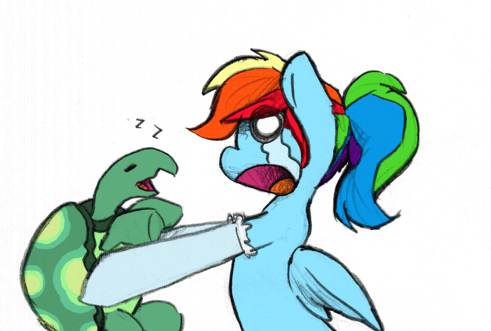 ask-wbm:  S05E05 - “TANK! NOOOOOOOO!”Dashie tried her best ;_;Finally got to