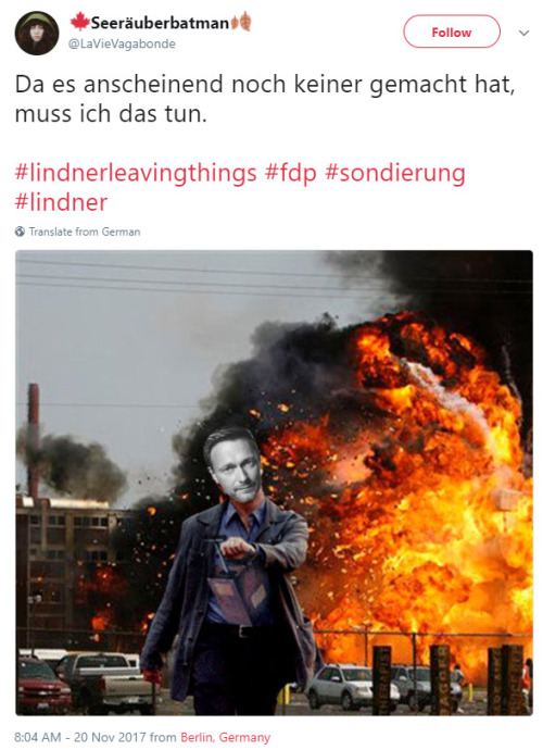 allthingsgerman: allthingsgerman:When politics gives you lemons, make memes. Ein Update, denn unser 