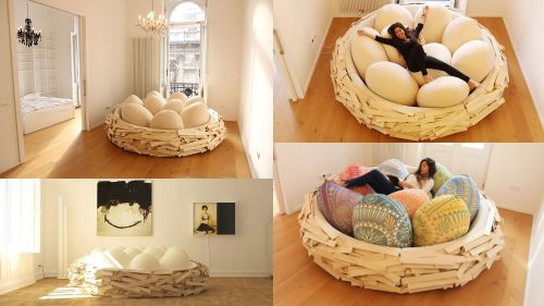 This 10K$ giant nest bed is Hawks’ bed, you can’t convince me otherwise