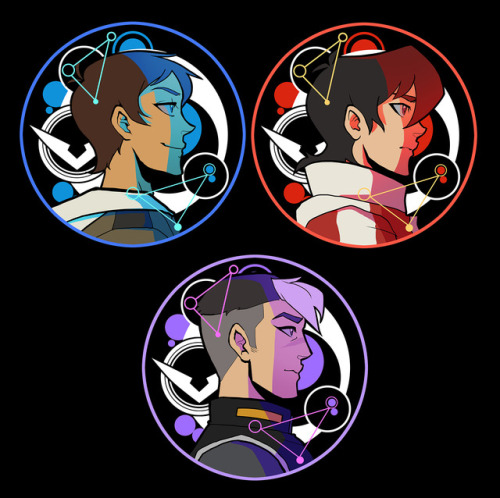 triangle-art-jw: In prep for Season 3 of Voltron we have some new charms coming in! My bud @gambitfa