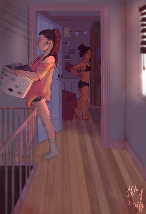 16th-of-a-twigg:Domestic Morgwen Mornings ♥‿♥