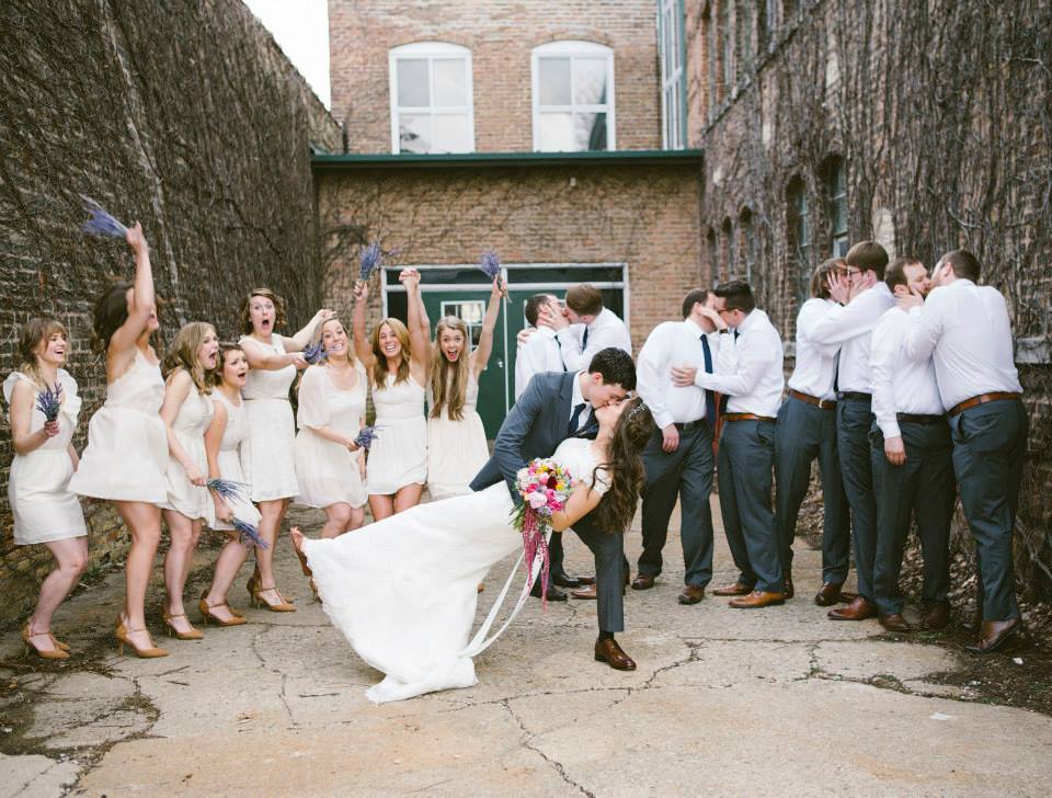 failnation:  My groomsmen were too giggly for the entire picture-taking process.