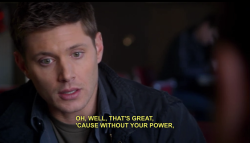 fluffyhocakes:  cas is so sensitive when it comes to dean