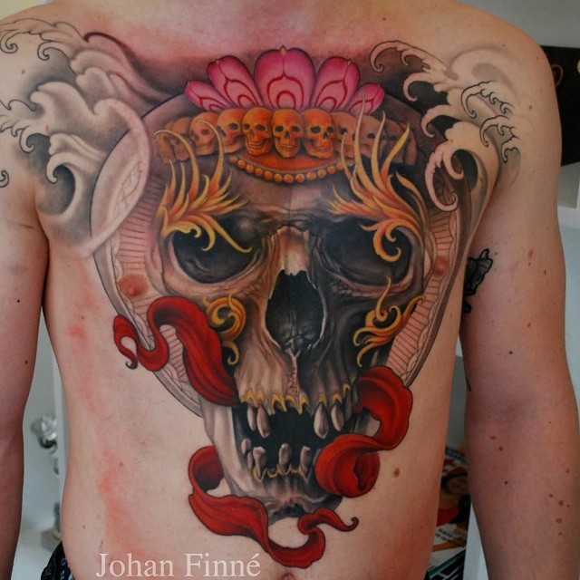 tattooistart-magazine:  🏆 Tattoo of the day Artist:👉 Johan Finné👈   #tattooistartmagazine