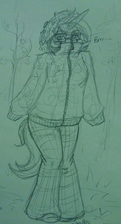 ask-skuttz:  You guys, its getting chilly out. Fall has been beautiful and now I love going for walks through the wet leaves.  Make sure you follow ask-skuttz if you have intrest in what crops up over there, because once I pick up I will stop cross-reblog