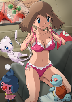 happihentai:  REQUEST: allhotgirlzzMay aka Haruka from Pokemon“Always a favorite of mine, good choice ;)” -HAPPI
