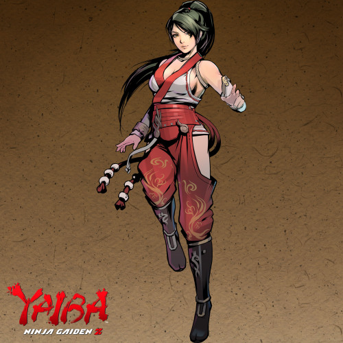 koeitecmoeurope:  Yaiba: Ninja Gaiden Z characters. Yaiba, Miss Monday, Gonzo, Ryu Hayabusa and Momiji.