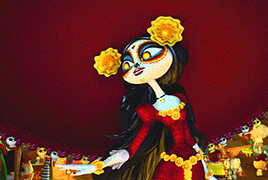 beanarie: the moods of la muerte set 1 - calm, flirty, ethereal  Awww, she&rsquo;s