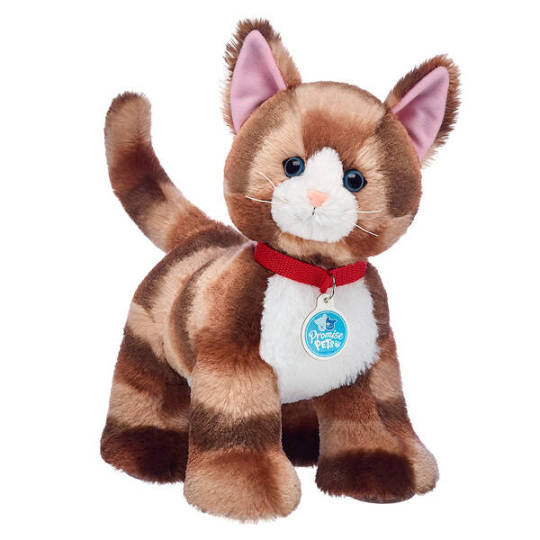 Build a bear promise pets brown striped kitty you are the only thing that matters #plushies #Literally eternally bitter that I was born in the asscrack of eastern/central europe so I cannot order one of these things  #Gods little curses on me