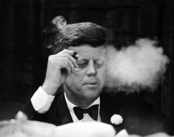voxsart:  The Flowered Lapel.John F. Kennedy.