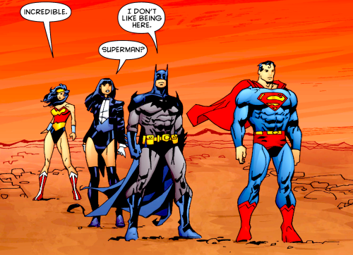 dailydccomics: team really do anything for each other at the expense of their own comfortJLA Classif