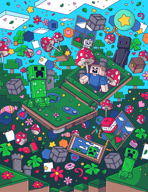 Minecraft Doodle Piece