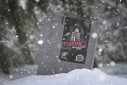 72pins:  An 8-bit Game of Thrones We have brought back a handful of the Drew Wise (not a Lannister) created Thrones NEStalgia carts because winter is here… and so is the holiday shopping season.  Game of Throne art carts available @72Pins 