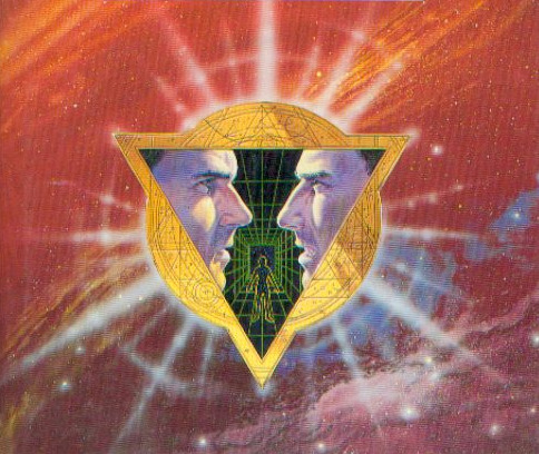 pyramaze:   The Gap into Conflict: The Real Story by Stephen Donaldson. Cover by David