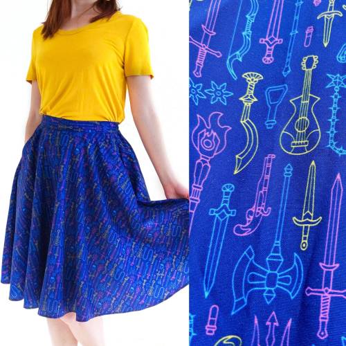 sosuperawesome:Dungeons and Dragons Skirts Paolas Pixels on Etsy