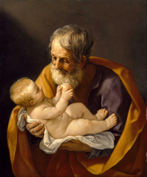 Saint Joseph and the Christ Child, Guido Reni, 1640