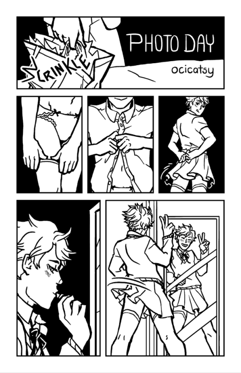 ocicatsy:Iwaizumi’s phone is full of Oikawa selfies.My other contribution for Taking Out The Trash (