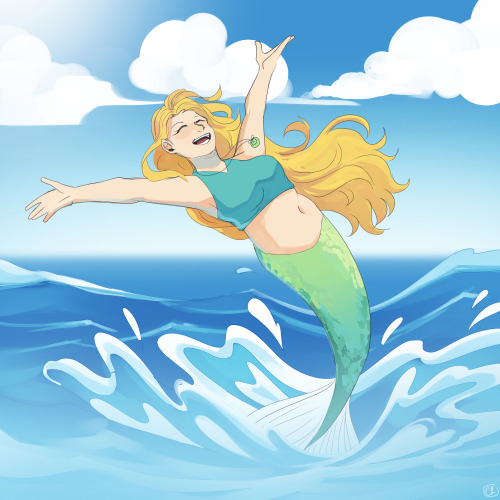 Long Time No Main Girl !! Some Mermaid Skiye