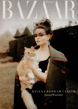 rowlinginthedepp:  Helena Bonham Carter’s subscriber cover issue of Harper’s Bazaar UK (2016)  