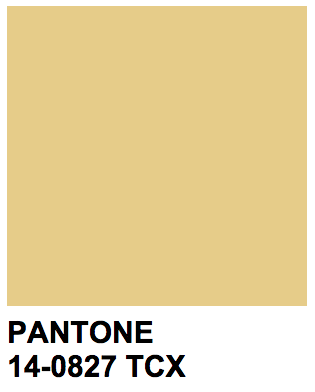 colors — Pantone 14-0827 TCX Dusky Citron