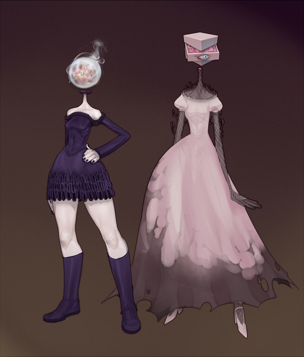 derekhetrickart:Some sketches for characters I’ll be playing around with for an