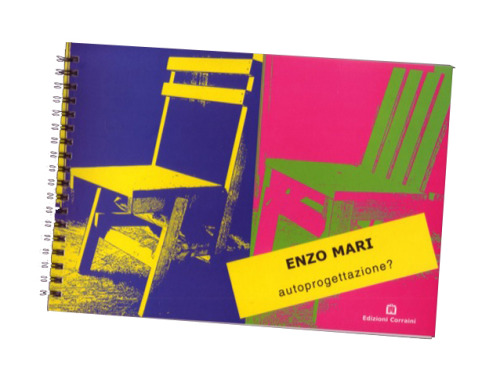 Enzo Mari, furniture manual for Autoprogettazione| DIY design. Editioni Corriani, 1974. The booklet 