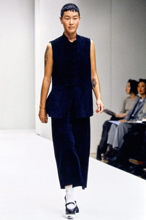 Jenny Shimizu for Prada Spring 1994 Ready to Wear
