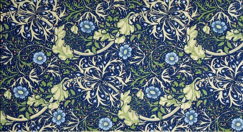 arthistoryminor:Blue Wallpapers & Textiles // William Morris // Mid-19th Century